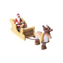 Wooden Santa Claus Set with Sleigh, Reindeer & Bag (Pre-Order)