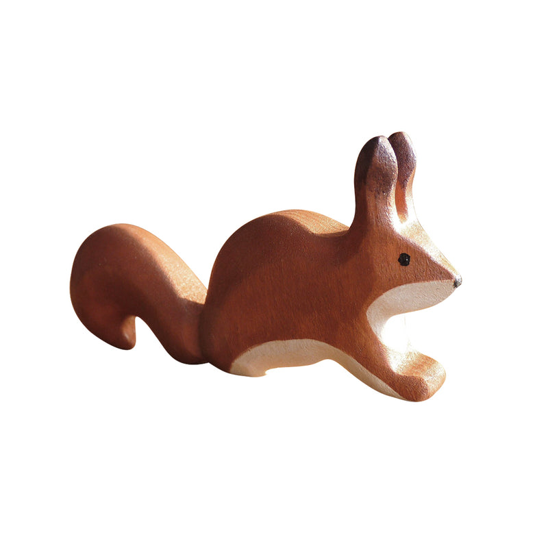 Wooden Toy Squirrel Figure