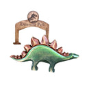 Wooden Dinosaur Park Gate