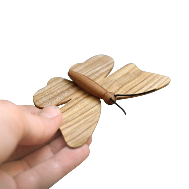 Wooden Butterfly Figure