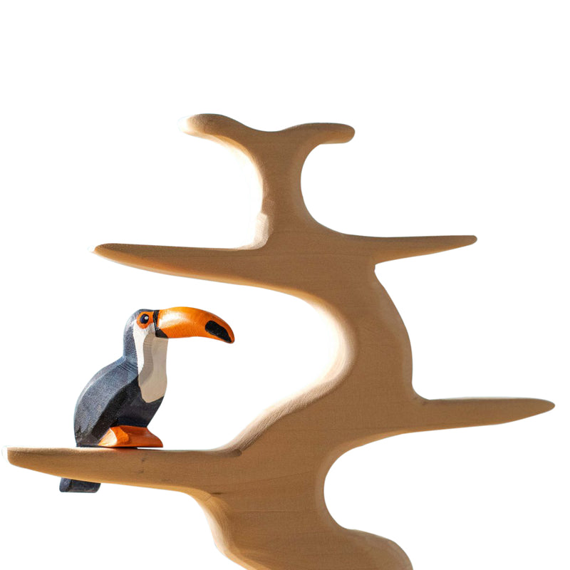 Wooden Toucan Sitting