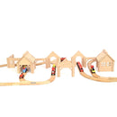 Wooden Train Station - Large Set