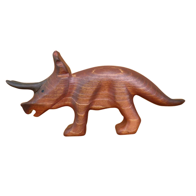 Wooden Toy Triceratops