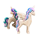 Wooden Unicorn Standing