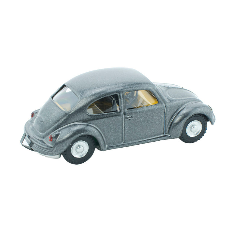 Handmade Tin Toy Grey Volkswagen Beetle - Kai
