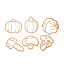 Mini Vegetable Eco Cutters - Set Of 6