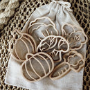 Mini Vegetable Eco Cutters - Set Of 6