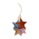 Velvet Star Pendant - Clay