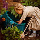 Wicker Dolls Pram - Turquoise