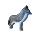 Wooden Wolf Standing