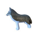 Wooden Wolf Standing