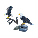 Wooden Bald Eagle - Perched