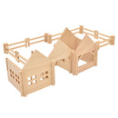 Wooden Farm Set with Fencing - Large Set