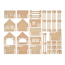 Wooden Farm Set with Fencing - Large Set