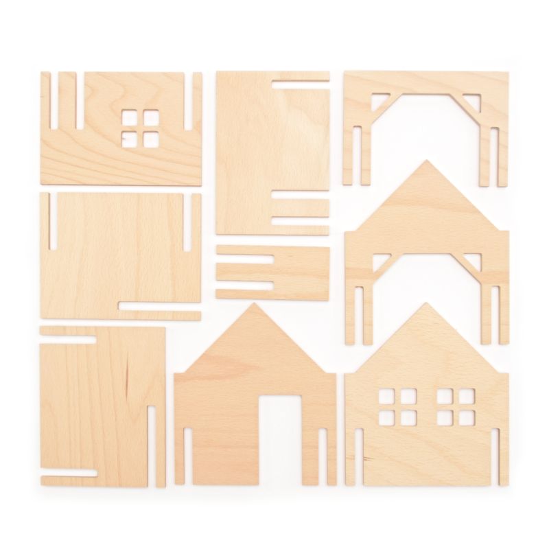 Wooden Cottage - Small Set