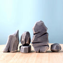 Large Wooden River Rocks