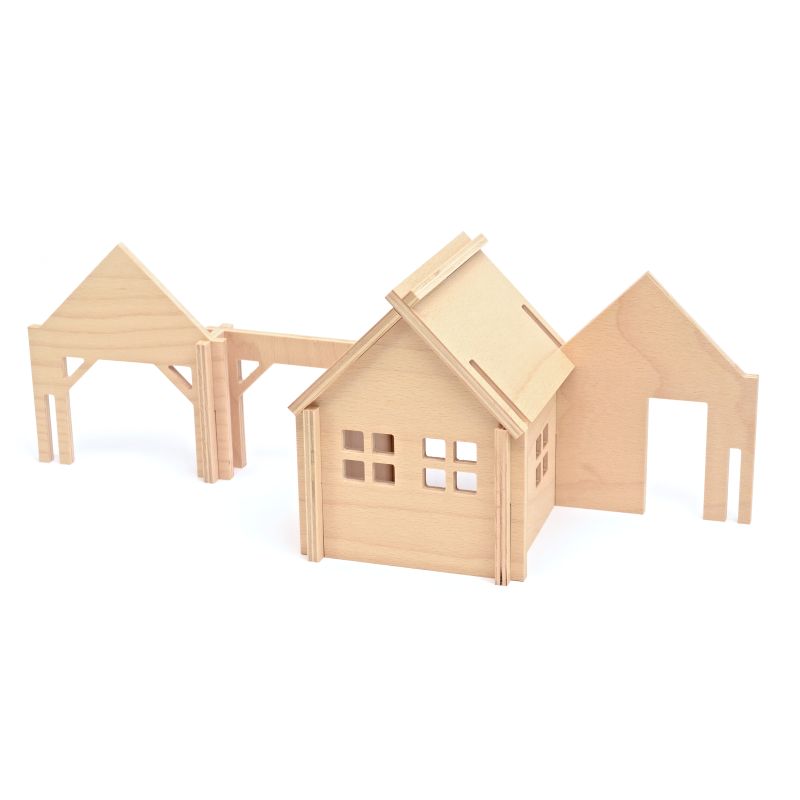 Wooden Cottage - Small Set