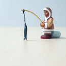 Wooden Eskimo Fishing Set