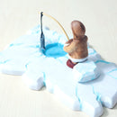 Wooden Eskimo Fishing Set