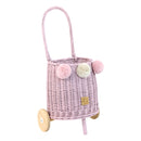 Wicker Market Buggy - Dusty Pink