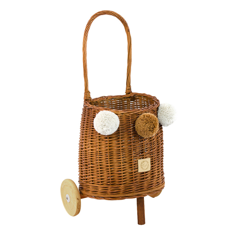 Wicker Market Buggy - Natural
