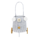 Wicker Market Buggy - White