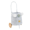 Wicker Market Buggy - White