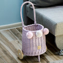 Wicker Market Buggy - Dusty Pink