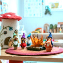 Round Campfire Play Mat