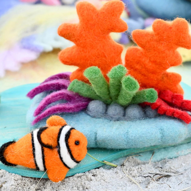 Felt Coral Reef & Clownfish Set
