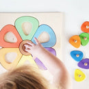 Small Wooden Flower Puzzle | Happy Go Ducky