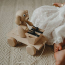 Wooden Pull Along Dog With Xylophone - Margot