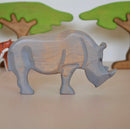 Wooden Rhino
