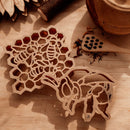 Teddy Bear Bee & Honeycomb Eco Cutter Set