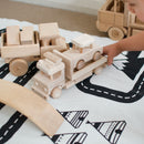 Wooden Tow Truck With Car - Jackson