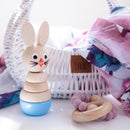 Wooden Rabbit Stacking Puzzle - Bobby