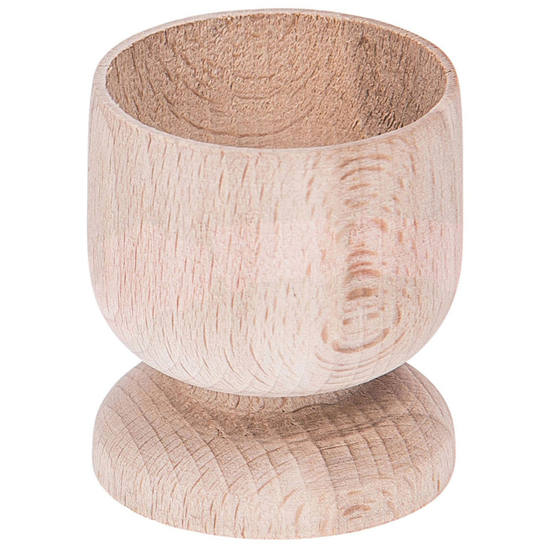 Wooden Egg With Cup Set