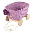 Wicker Pull Cart - Heather