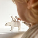 Wooden Polar Bear Set - Mum & Two Cubs