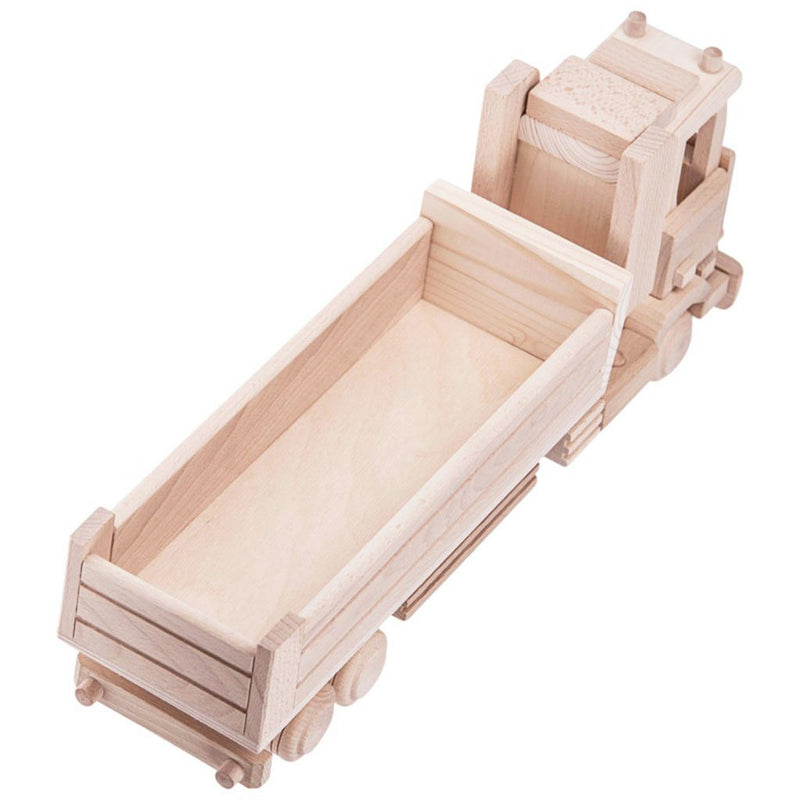 Large Wooden Toy Truck With Tray - Wesley