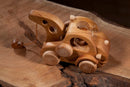 toy wooden tow truck