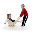 wooden push cart